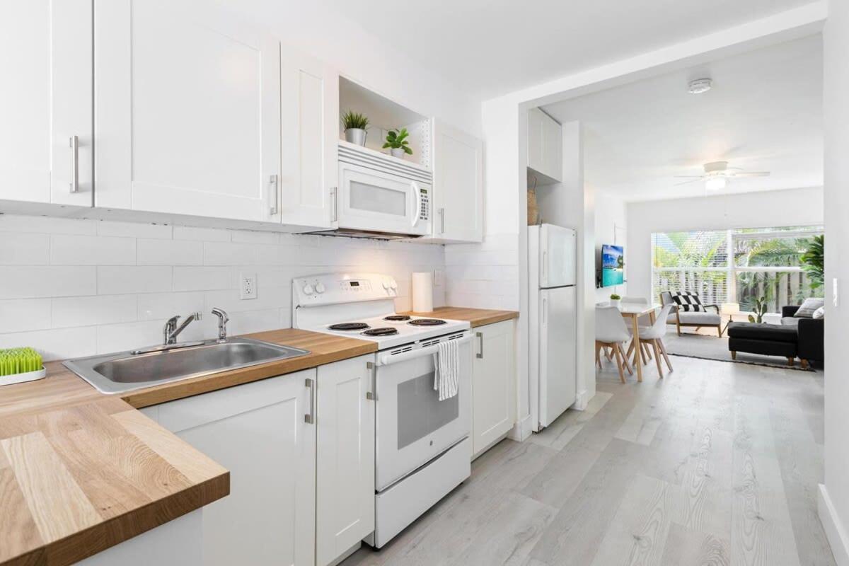 Charming 2 Bedroom Apartment In Victoria Park Fort Lauderdale Dış mekan fotoğraf